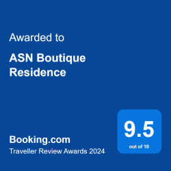 Booking.com Traveller Review Award 2024 — 9.5 out of 10